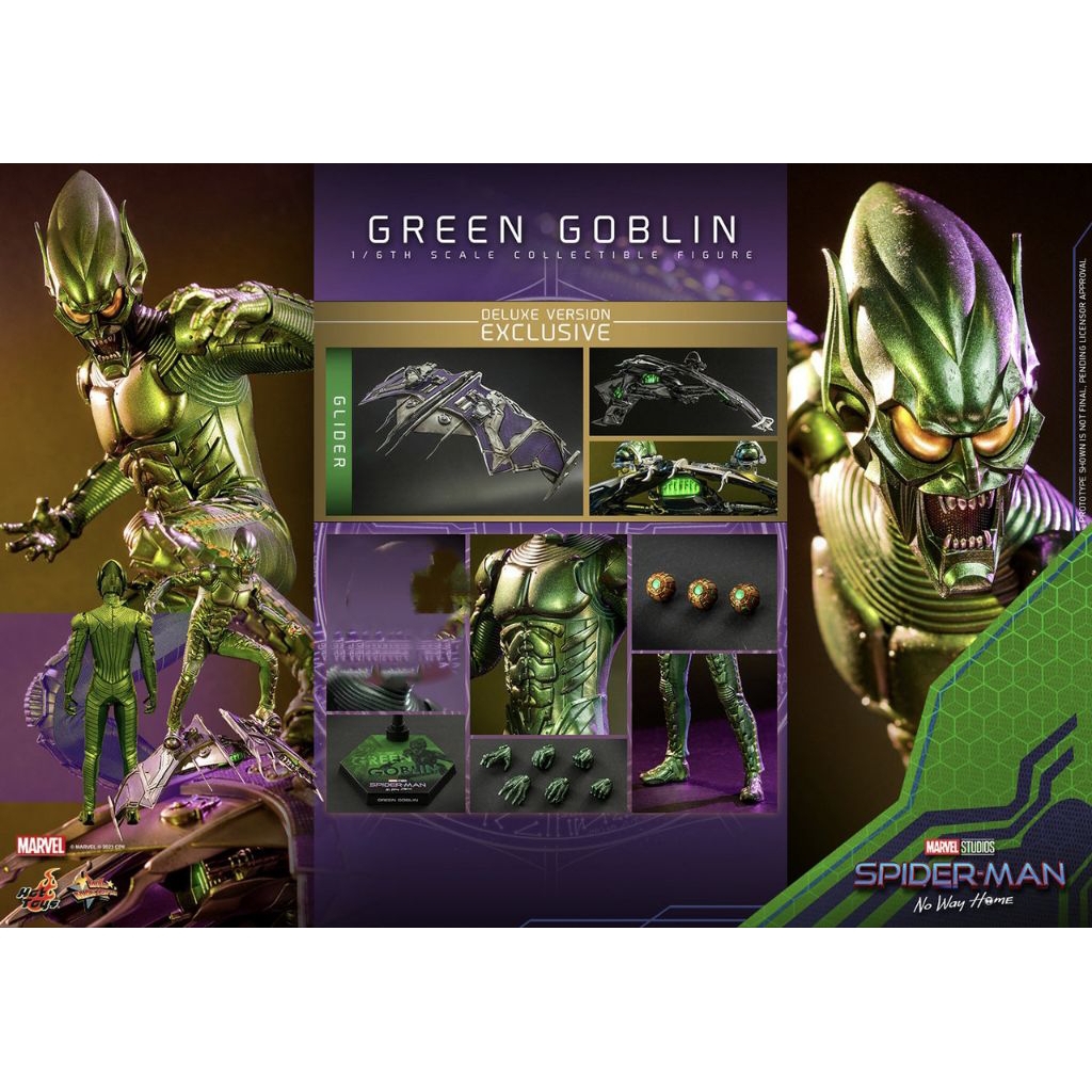 Hot Toys MMS631 Spiderman Green Goblin DELUXE Version