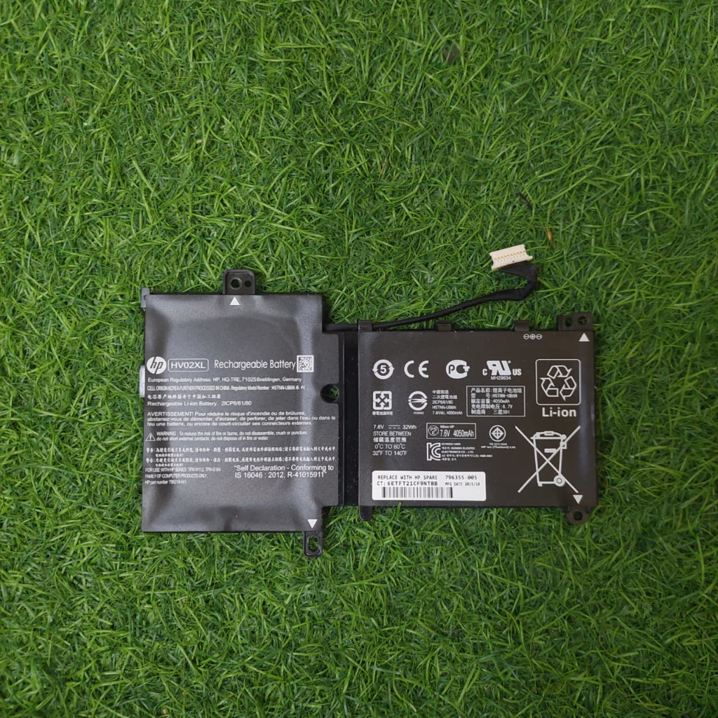 BATERAI LAPTOP BEKAS HP 11-f004TU HV02XL