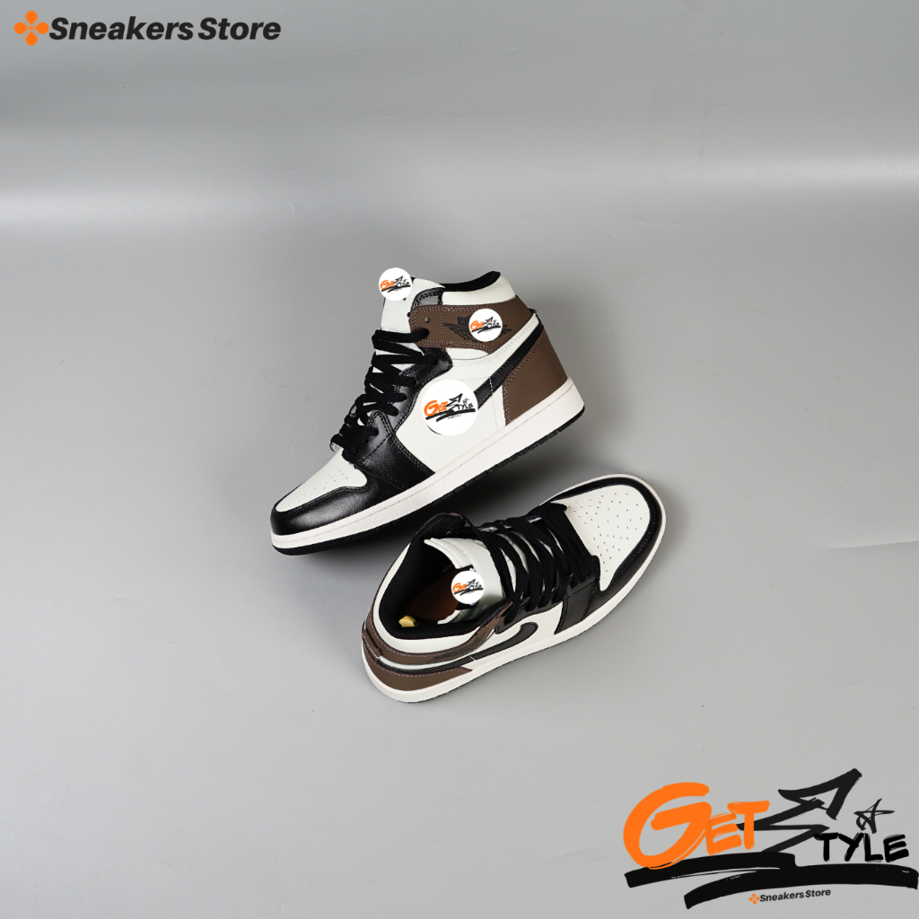 Sneakers Men's AJ1 High Dark Mocha 100% Bnib