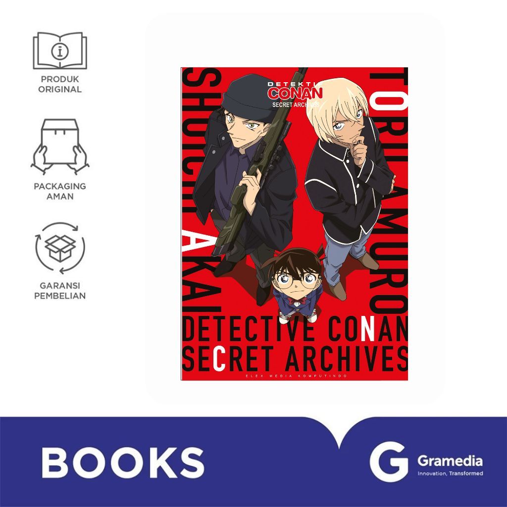 Gramedia MAG - Detektif Conan Secret Archives 02 Shuichi Akai & Toru Amuro