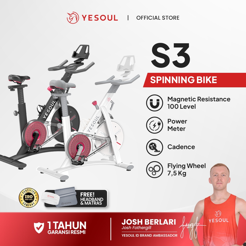 Yesoul Spinning Bike S3 via Kargo