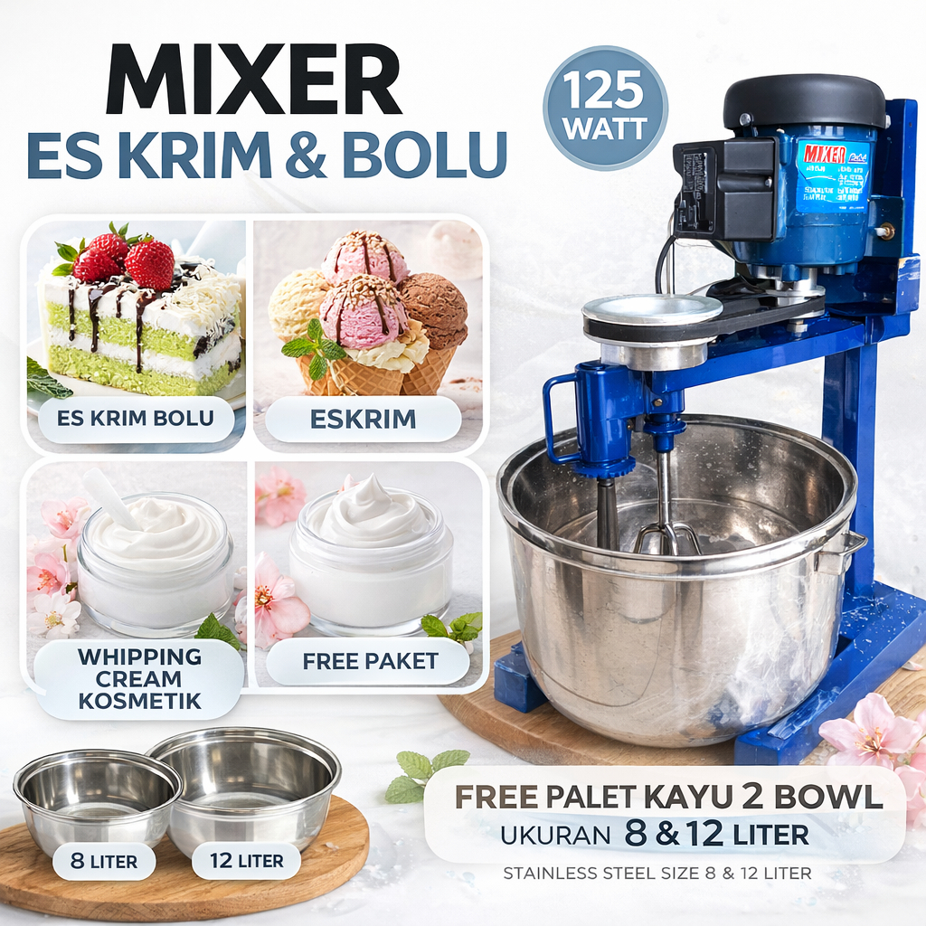 mixser roti 15 liter  mikser roti jumbo  mikser kue besar