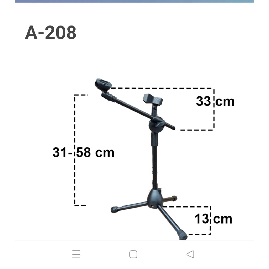 STAND MIC PENDEK HADROH