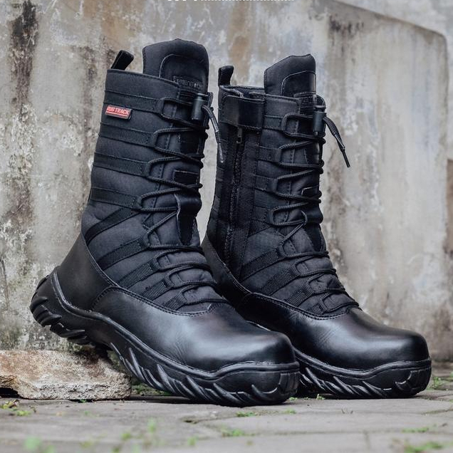 Eiger - Sepatu Pdl Rubtrack Ninja Jaguar Sepatu Safety Ujung Besi Pria Kulit Asli