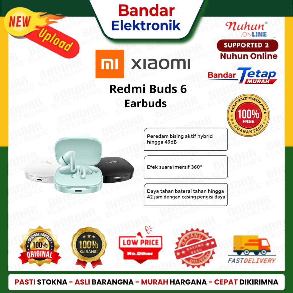 XIAOMI Earbuds Redmi Buds 6 Wireless