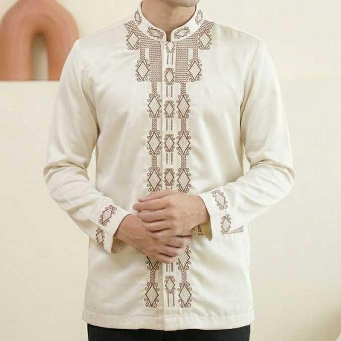 Al Hakim - Jas Koko Dewasa Baju Koko Dewasa Lengan Panjang Fashion Muslim
