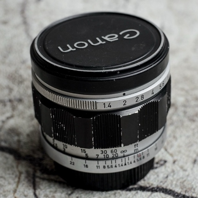 lensa CANON LTM 50mm f1.4