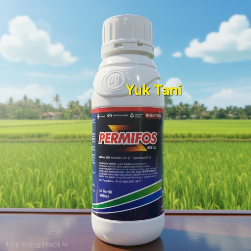 Insektisida Permifos 555EC,*Kemasan 400ml*  Klopirifos 500g/l & Sipermetrin 55g/l.