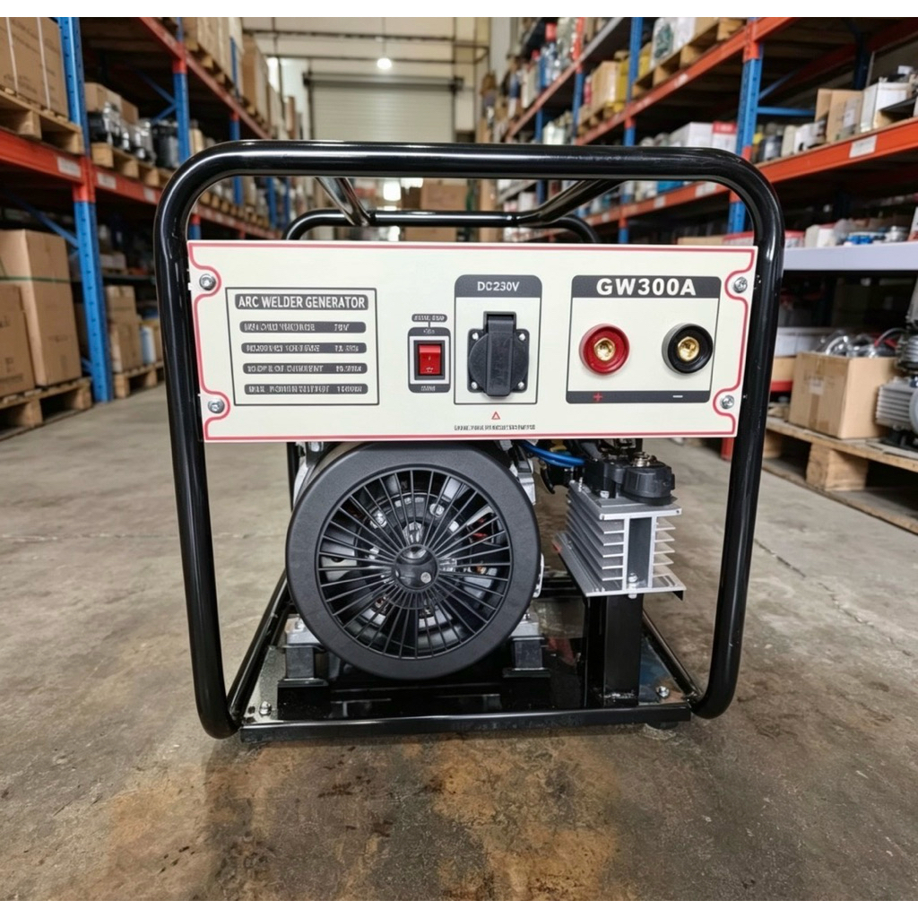 MESIN LAS GENSET 300AMPER TESLA / MESIN GENSET LAS 300A TESLA 15hp / mesin genset inverter las 300A