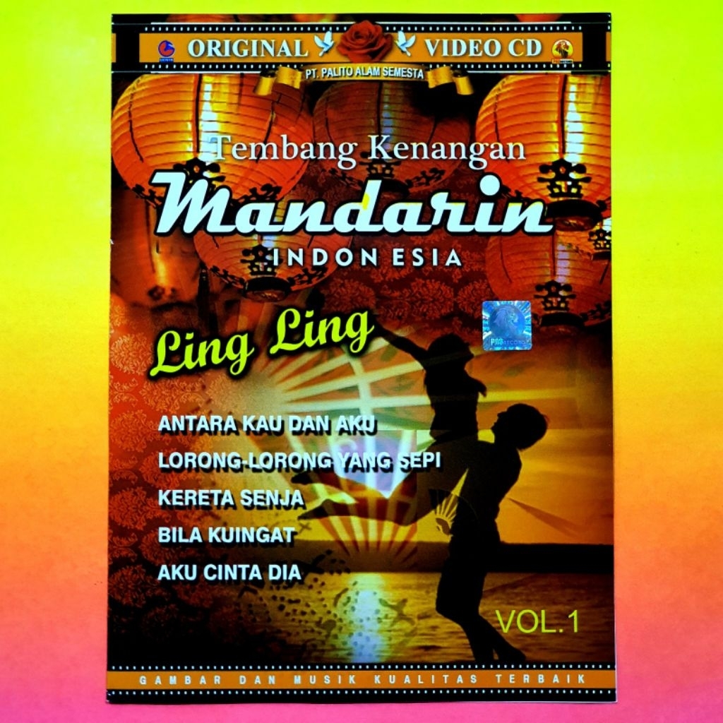 VCD LAGU MANDARIN INDONESIA LING LING KARAOKE - VCD LAGU POP MANDARIN LAWAS - VCD TEMBANG KENANGAN M