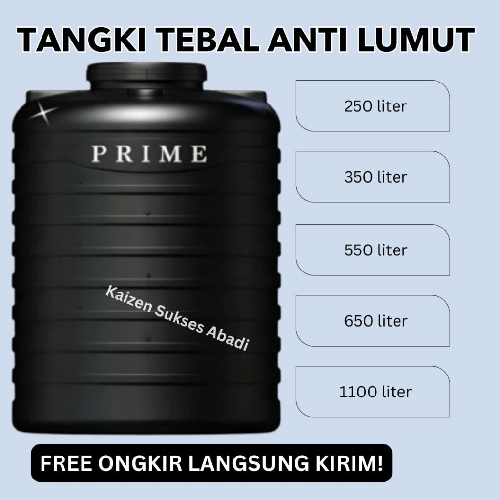 [FREE ONGKIR LANGSUNG KIRIM BARANG] tandon tangki toren air atas plastik merek tedmond grand prime p