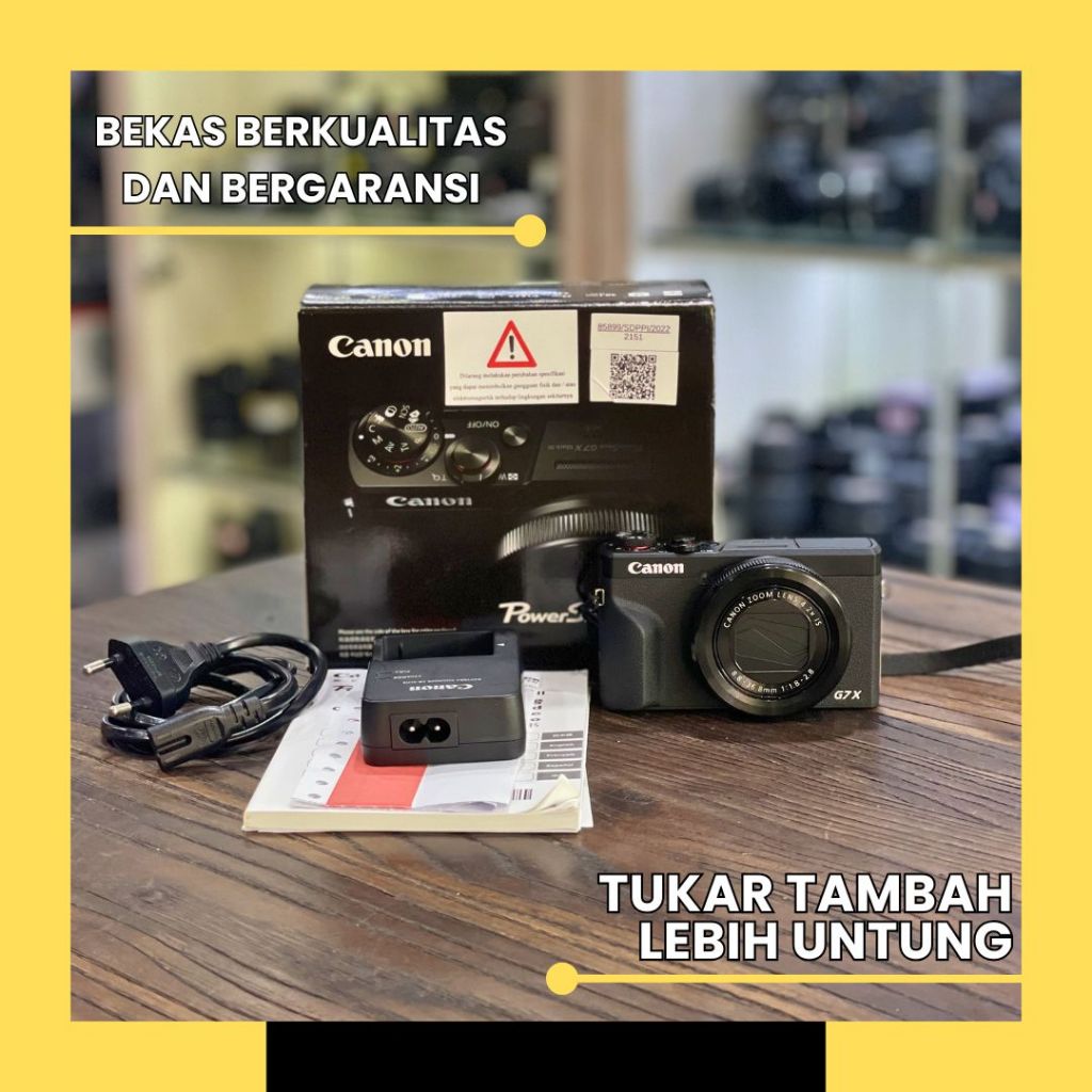 Canon G7X Mark III / G7X III GARANSI NOV 2026 - LIKE NEW - 1382