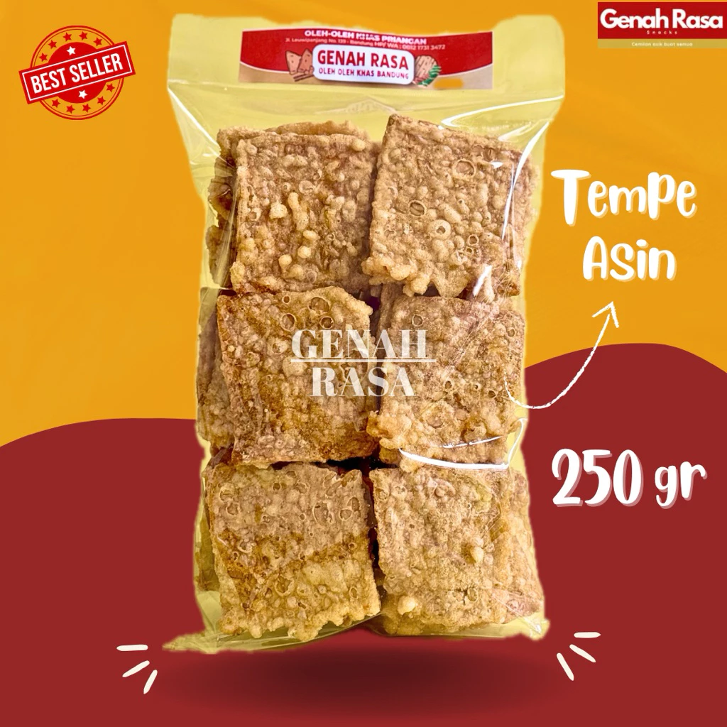 Keripik Tempe Original 250 g — foto detail 2 dari 9