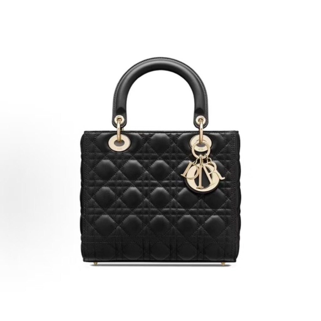 DIOR Dior Lady Dior Five Grid Tengge Pattern Shoulder Strap Detachable Concubine Bag Crossbody Bag S