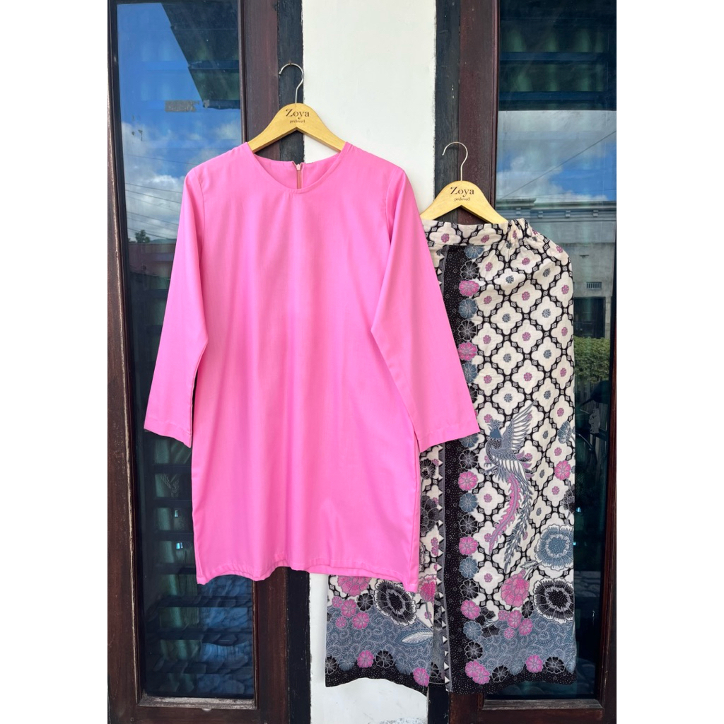 preloved Setrok melayu pink