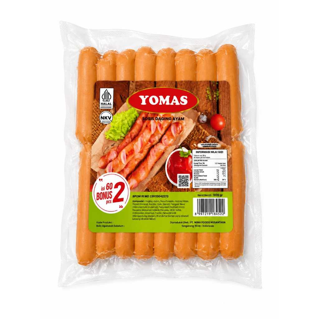 Yomas sosis ayam 1 kg