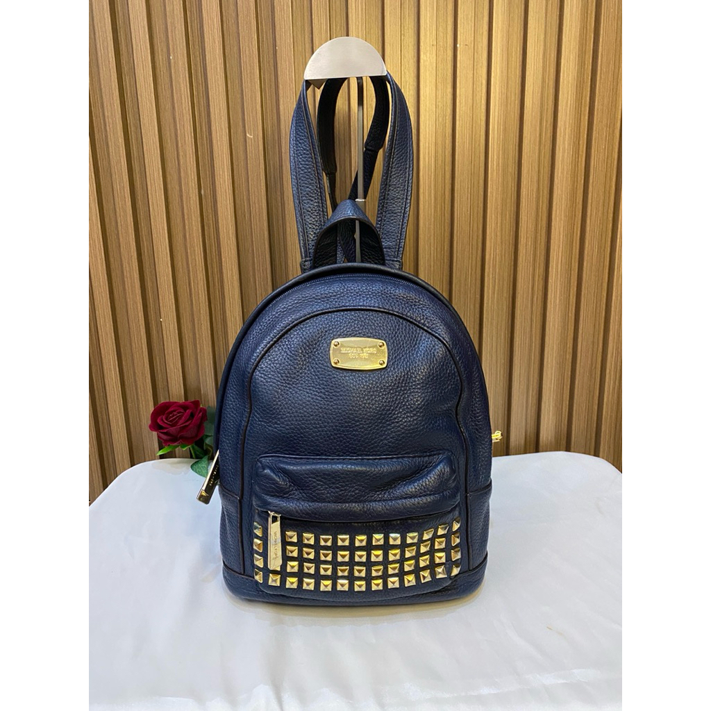 Michael Kors Rhea Mini Backpack Navy