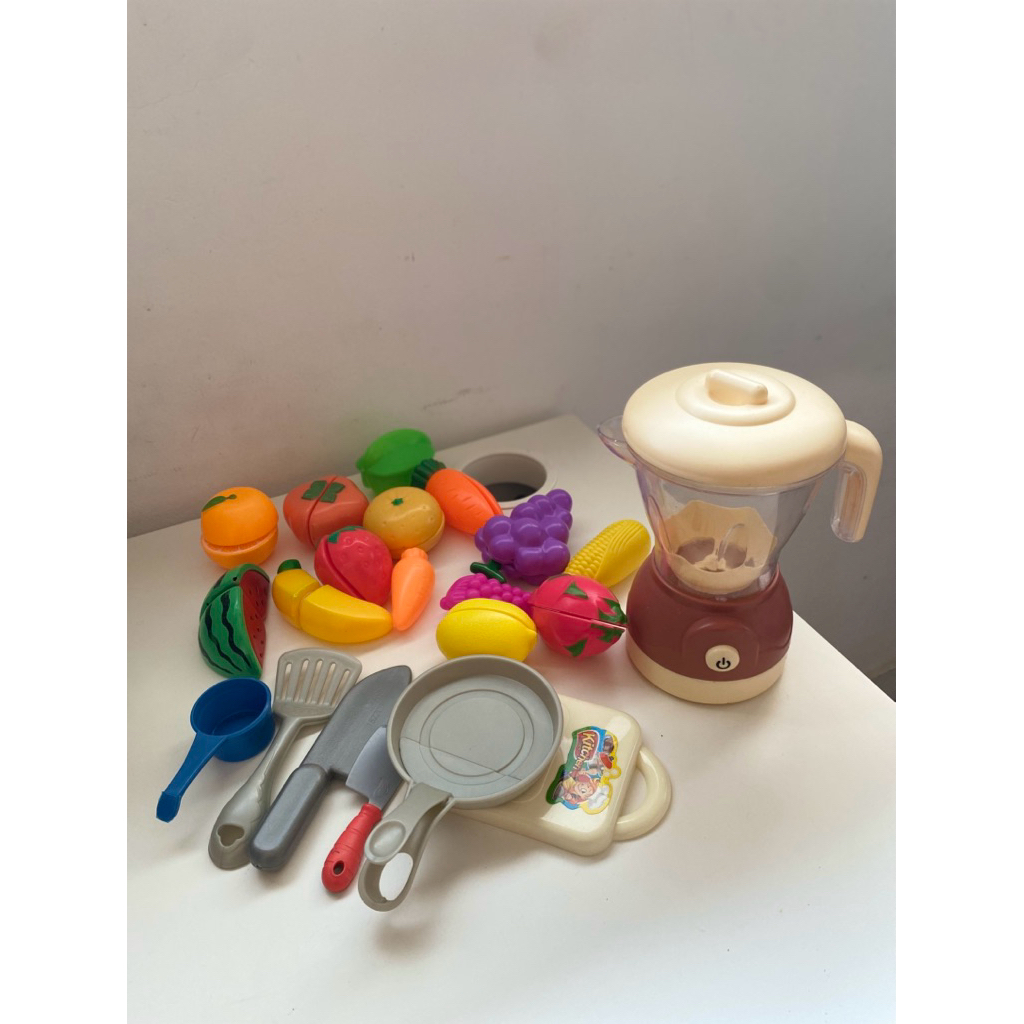 [Preloved] Set Blender dan Buah Buahan Mainan Anak | Pretend Play Kitchen Toys