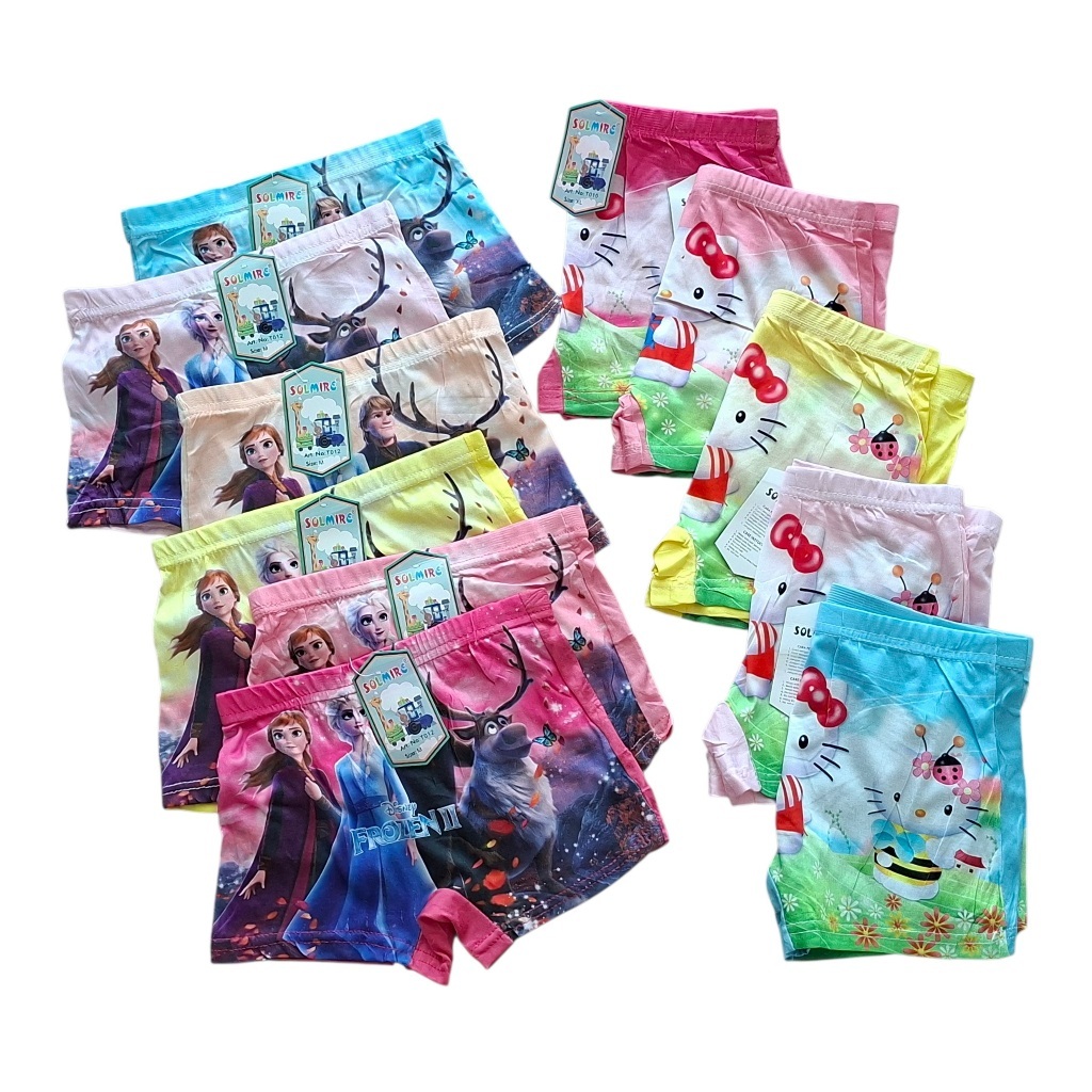 Celana Dalam Anak Perempuan Cd Boxer Anak Cewek Ukuran m,l,xl,2xl