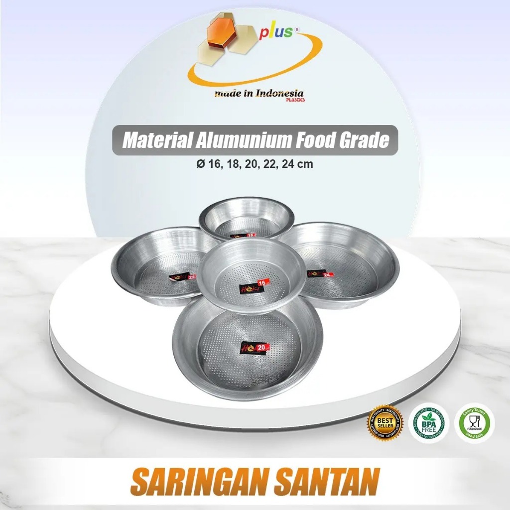 (3 PCS) SARINGAN SANTAN / SARINGAN SANTAN 16 CM /  SARINGAN SANTAN 18 CM/ SARINGAN SANTAN 20 CM/ SAR