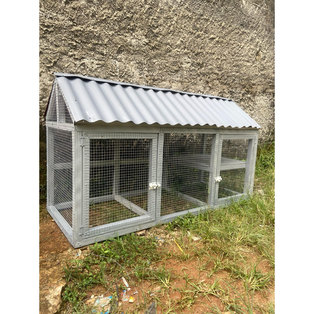 kandang aviary minimalis desain modern