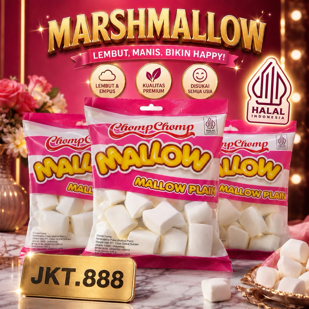 ChompChomp MALLOW PLAIN Marshmallow | HALAL