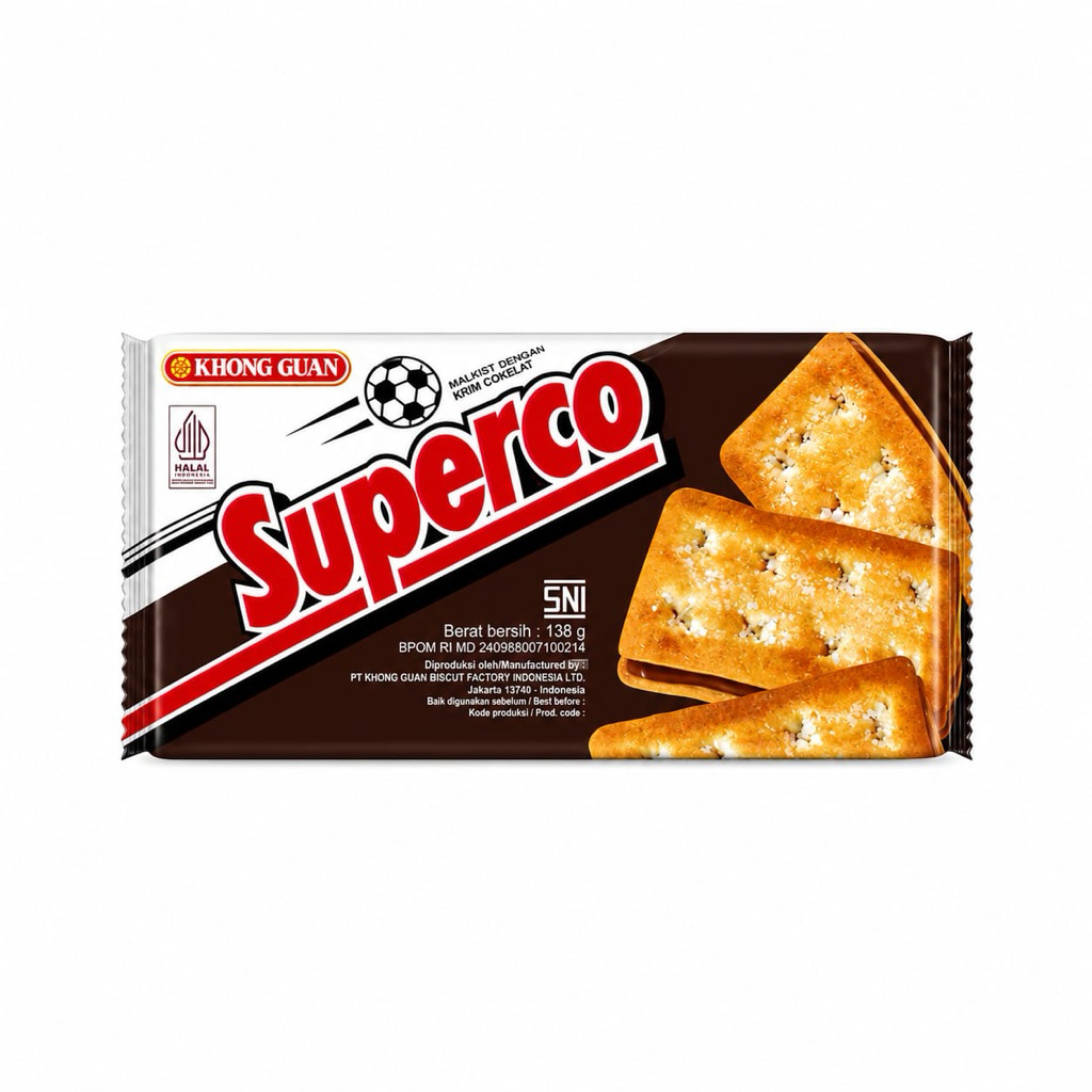 SUPERCO KHONG GUAN MALKIS SUPERCO 138gr Khong Guan Biskuit