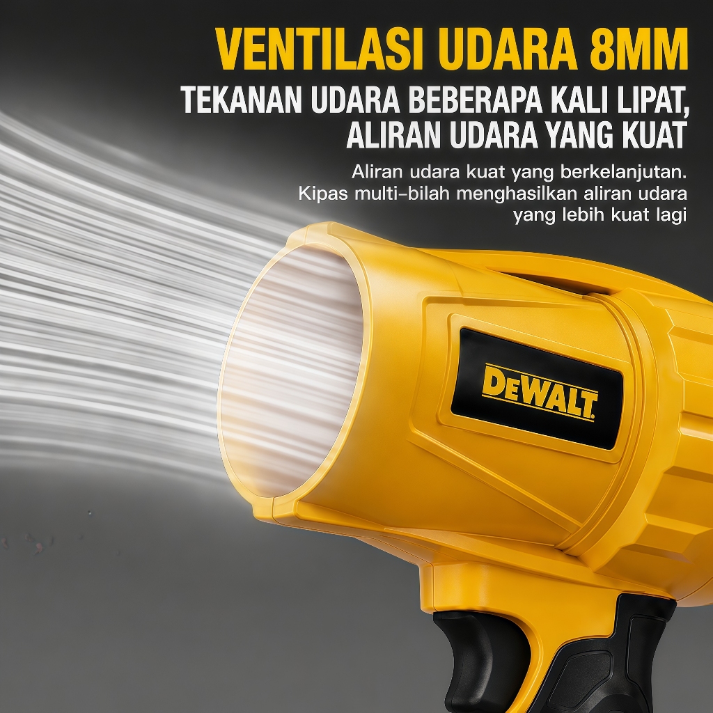 Mesin Blower Angin Mini blower angin kencang Portable Cordless Baterai Brushless  Blower Baterai Lit