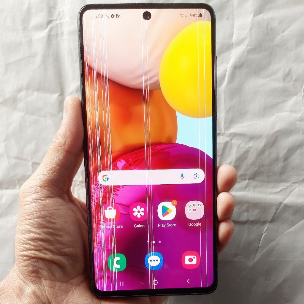 Hp Samsung A71 Second 8/128 NFC Eks Sein Mulus Original