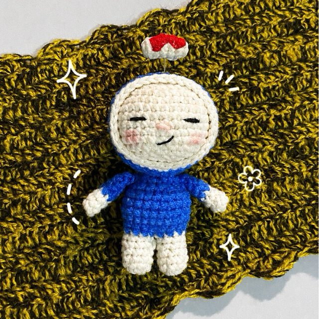 Gantungan Kunci Hungry Cell Yumu/Hungry Cell yumi Crochet
