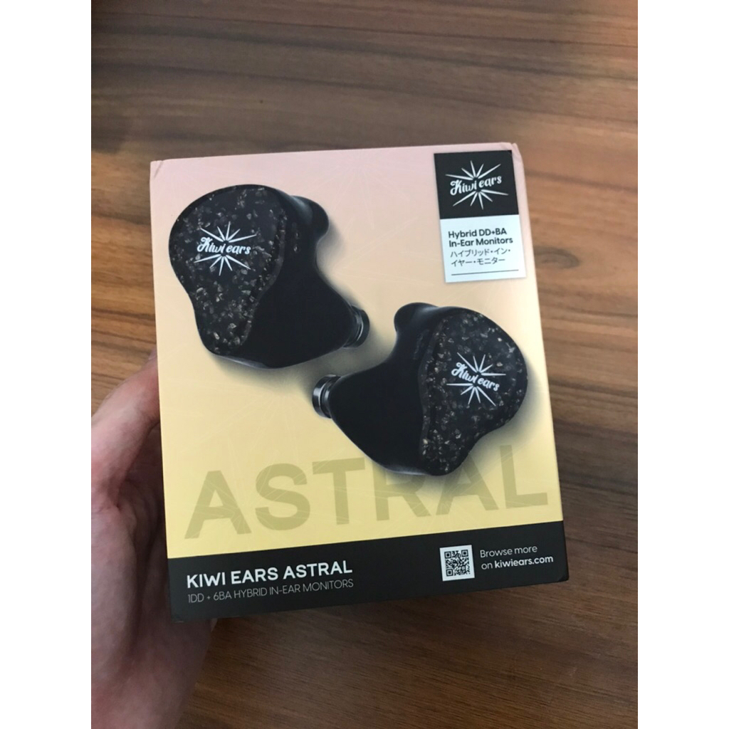 Kiwi Ears Astral Hybrid In Ear Monitor Earphone IEM Preloved Likenew