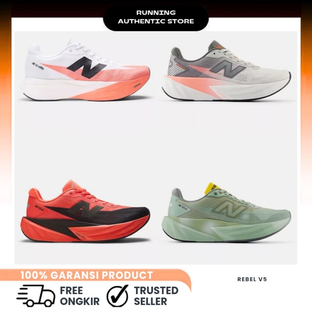 Sepatu Lari Fuelcell Rebel V5 Colorways