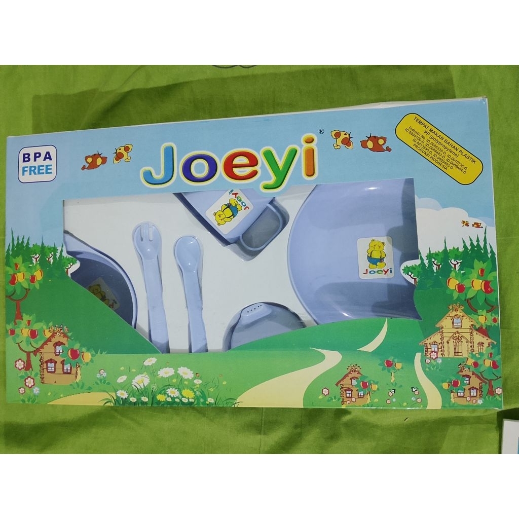 Set makan bayi JOEYI_&_Set makan bayi Yuki