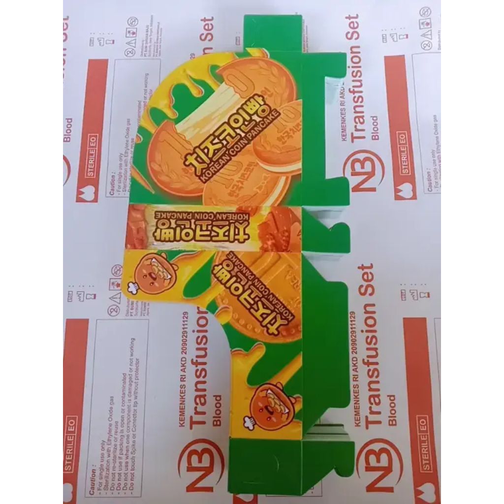 box coin/ 10 yen jepang/ yummy pancake/ box cheese coin
