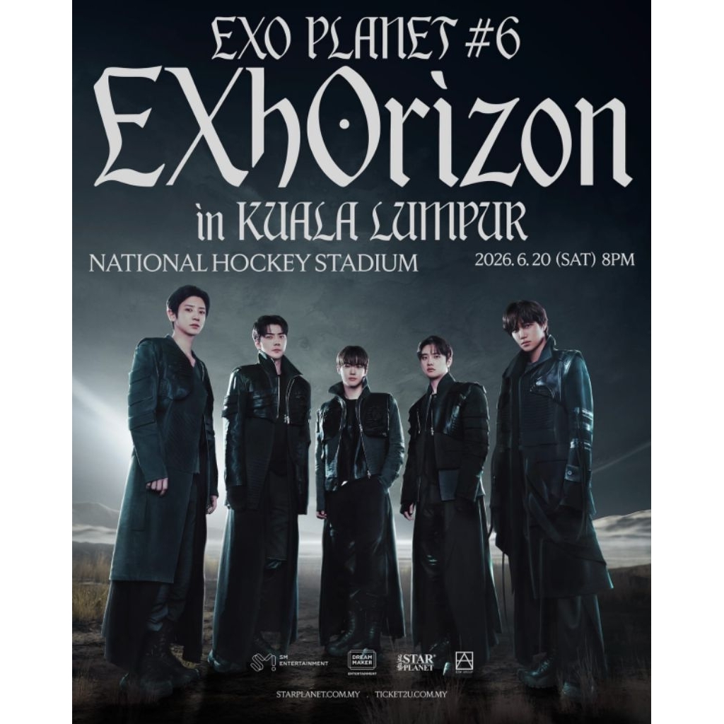 Tiket konser EXO~ Kuala Lumpur