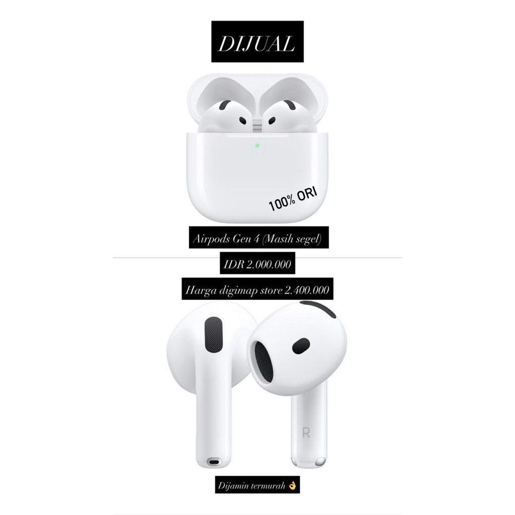 Airpods Gen 4 Original