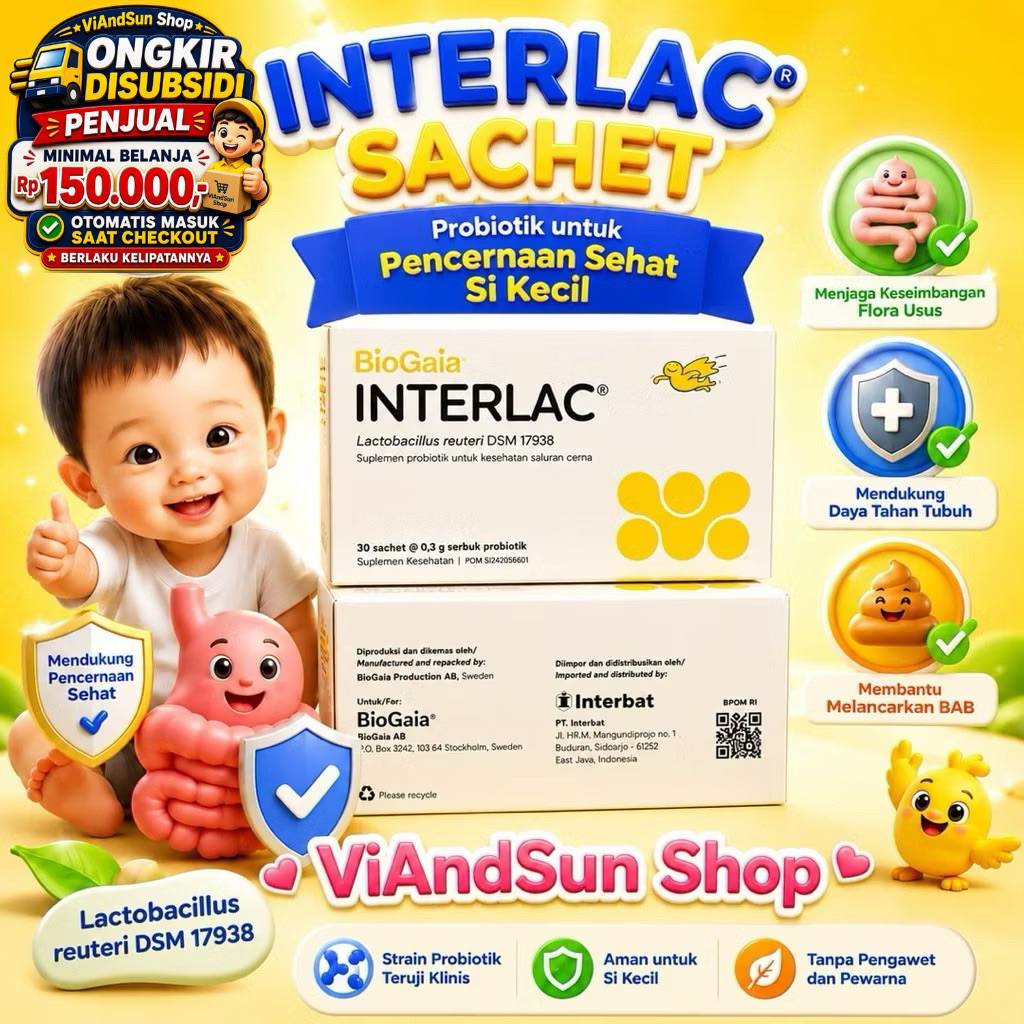 Interlac Powder Serbuk Sachet - 1 Box - Interlac SACHET