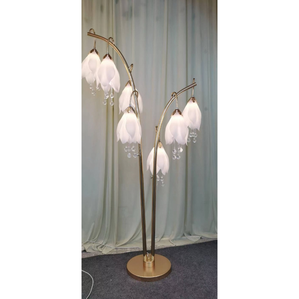 Standing Lampu Tulip Dekorasi Hiasan Ruangan