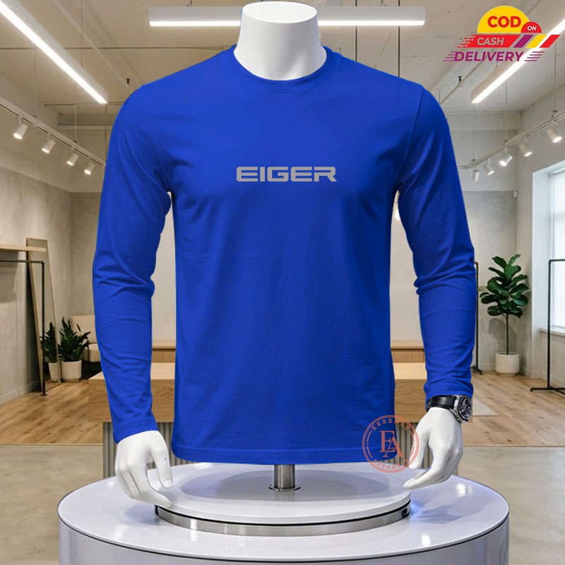 Baju Koas Pria Dan Wanita Lengan Panjang Terbaru / Baju Koas Pria Logo ER Silver  / Baju Kaos Lengan