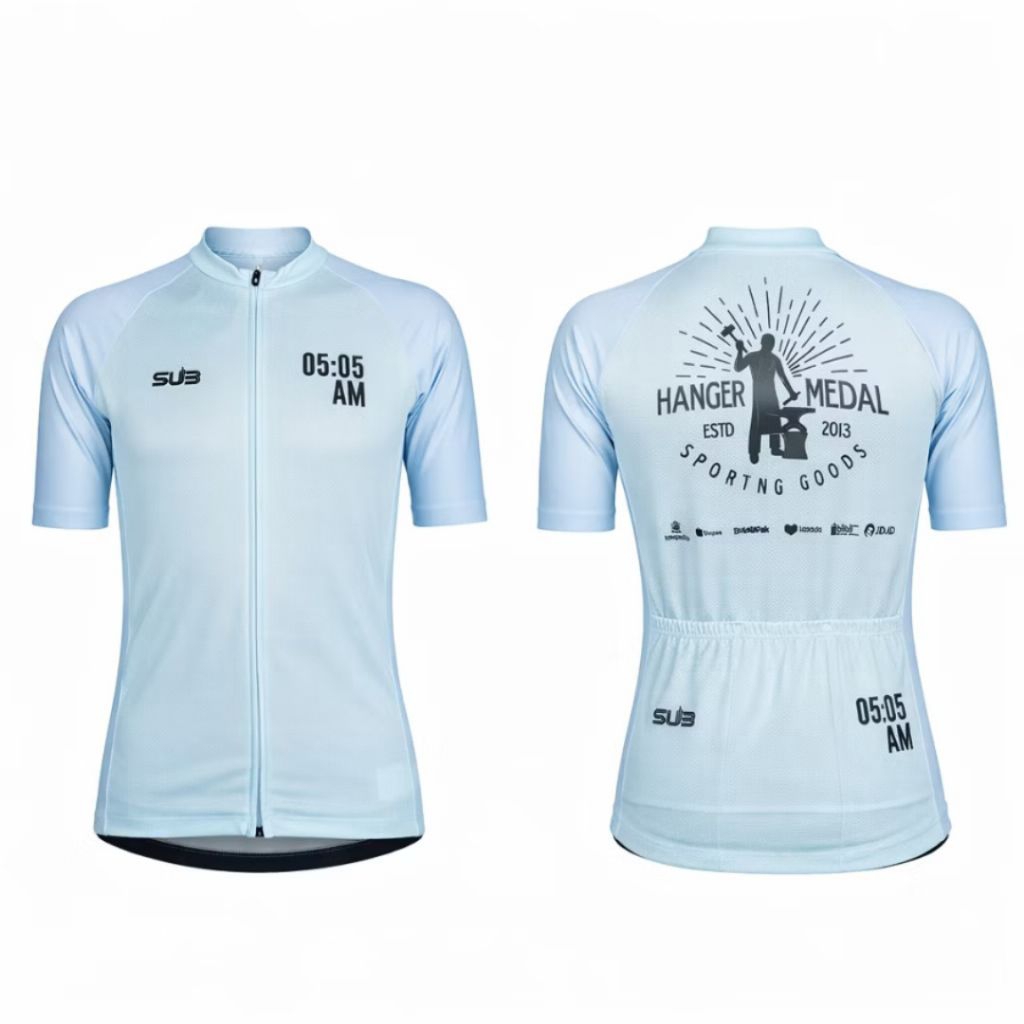 Jersey Sepeda Sub Jersey Elite X Hangermedal Ice Blue Original