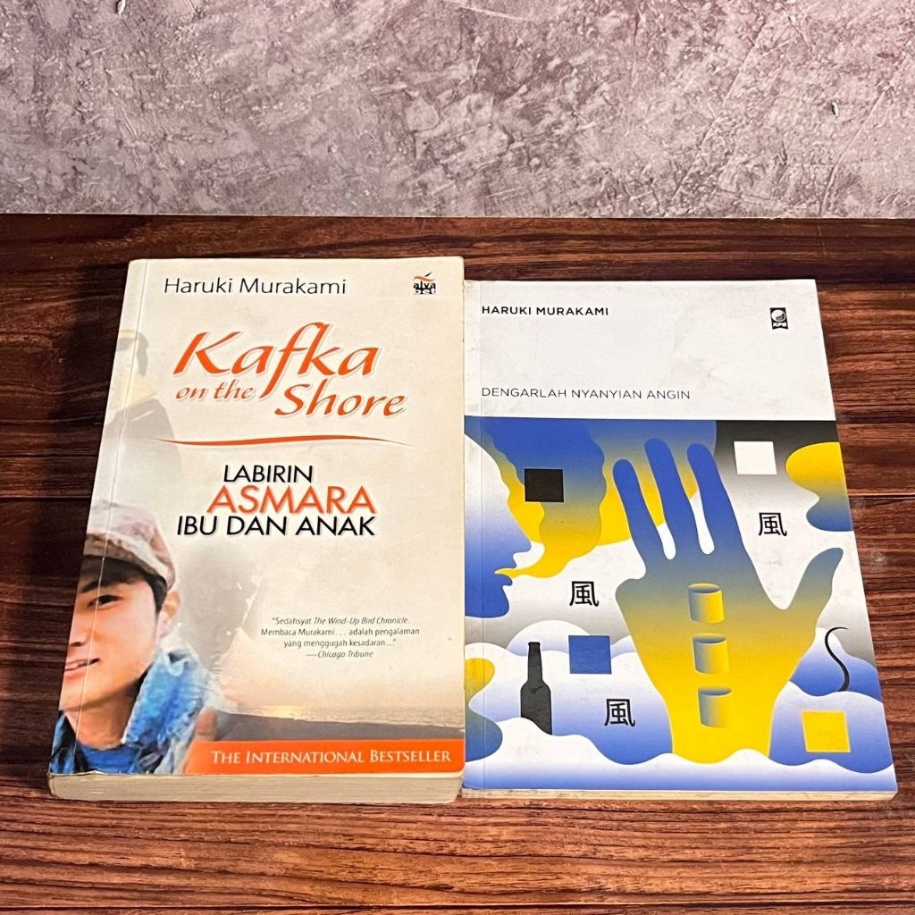 [Original, Paket] Dunia Kafka (Kafka on The Shore) + Dengarlah Nyanyian Angin - Haruki Murakami 