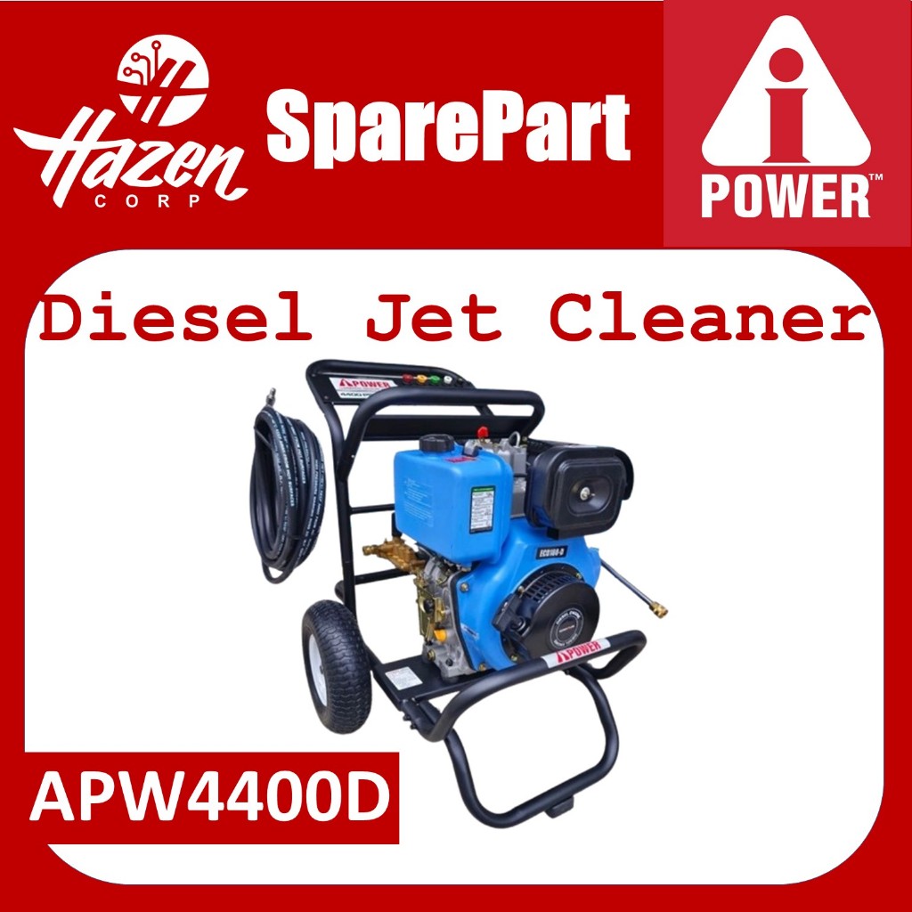 AIPOWER APW-4400D - Mesin Jet Cleaner Diesel 4400Psi Usaha Cuci Kendaraan HAZENclean