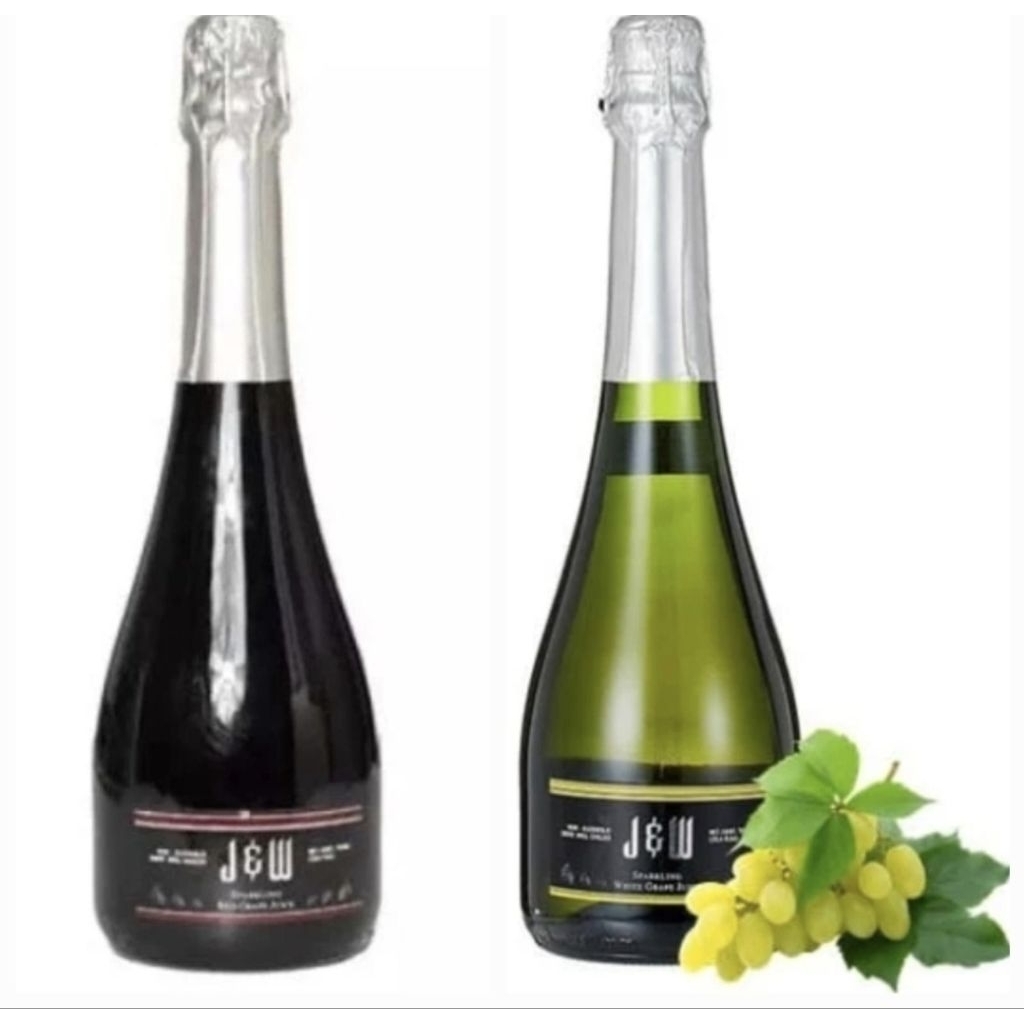 JW Sparkling Red Grape White Green Grape Peach Apple Anggur Juice Keror