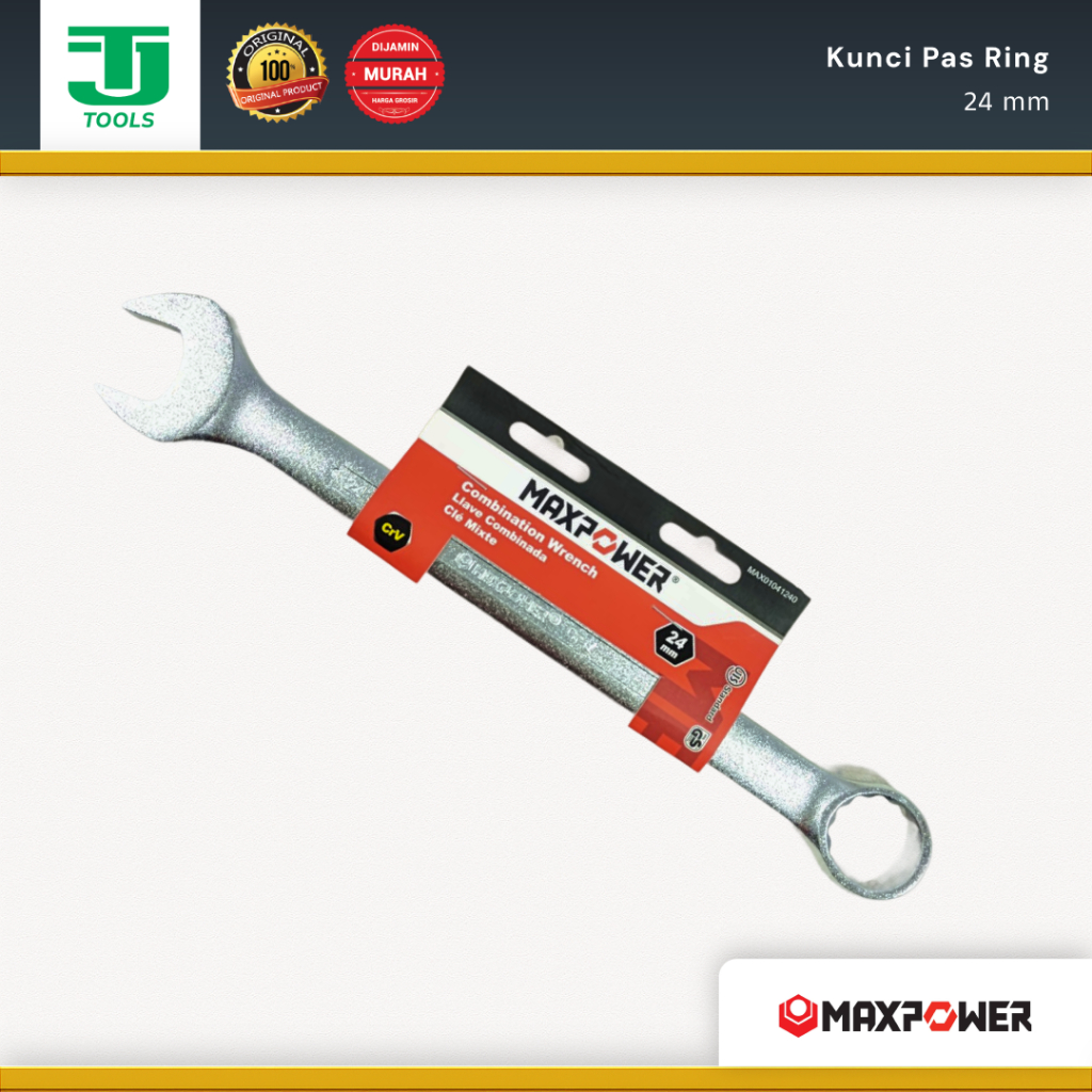 Kunci Pas Ring (24 mm) - Maxpower