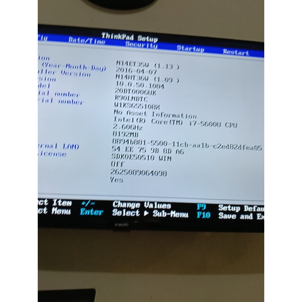 laptop lenovo carbon x1 i7 gen 5