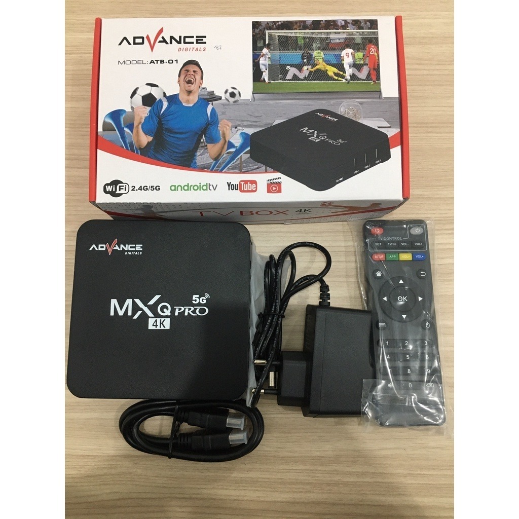 Advance Android TV BOX ATB-01 Digital Online TV BOX 5G 2G+16G 4K Internet Smart TV