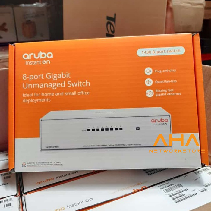 HPE Aruba R8R45A HPE Aruba Instant On 1430 8G Switch Aruba R8R45A 1430-8G