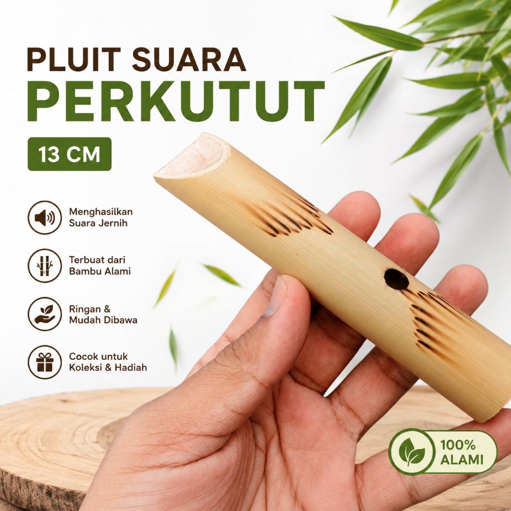 Pluit suara perkutut Pluit suara bebek Pluit suara burung Pluit bambu mainan tradisional mainan outd