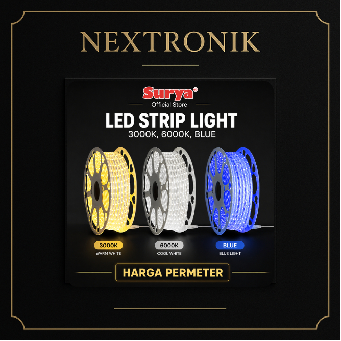 Surya || LED Strip Light / Lampu Selang Per Meter