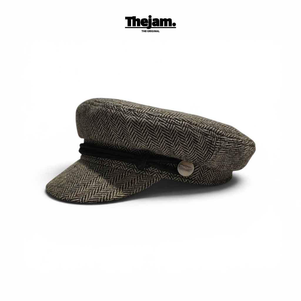 Thejam. Sailor hat wool brown | Fisherman cap | Fiddler cap